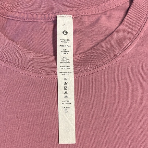 ❤️SOLD❤️Lululemon All Yours Boyfriend Tee in Pink Taupe - Picture 6 of 11